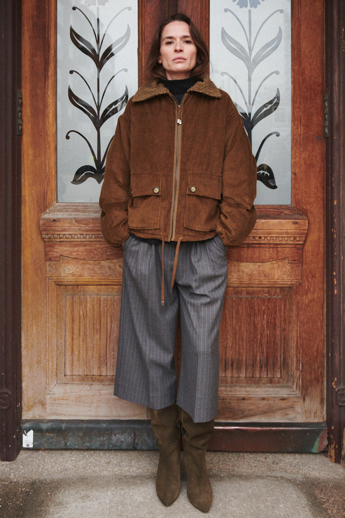 Basic Apparel Isa Bomber Jacket Jackets 620 Desert palm